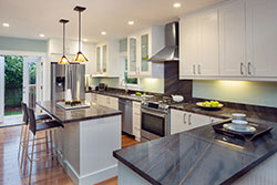 Phoenix Arizona white cabinets Granite kitchen BK&K Affordable Countertops