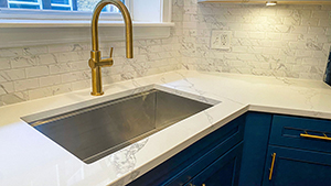 Marble countertops kitchen undermount sink stainless - Arizona Arizona